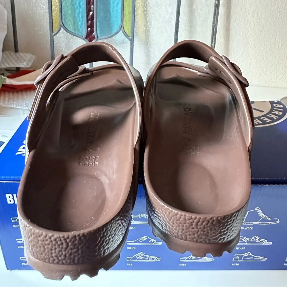 Birkenstock Eva in “Roast” Brown, Double Strap Sandals Size 38 (US 7.5) - Picture 12 of 14